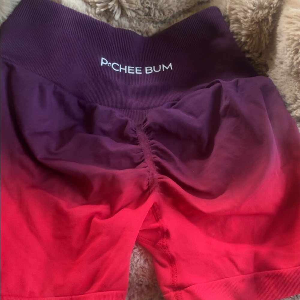 Pochee Bum Women's Ombre Athletic Shorts